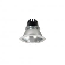 Nora NC3-41L235FDMPW - 4" Sapphire III Round Open Reflector, 1500lm, 3500K, Flood Optic, Diffused Clear Reflector/Matte