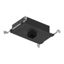 Nora NHAP-3S20L53525DT - 3" Apollo Square Non-IC Air-Tight New Construction Housing w/ 1.625" to 2" Ceiling