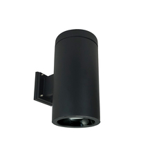 Nora NYLD2-6W075127BBB/PEM - 6" Cobalt Wall Mount Cylinder, Black, 750L, 2700K, Black/Black Reflector, 120V Triac/ELV