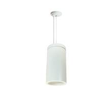 Nora NYLS3-6C1L427NC12WWW - 6" Sapphire III Cable Mount White Cylinder, Matte Powder White Reflector/Matte Powder White