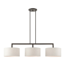 Livex Lighting 49293-92 - 3 Lt English Bronze Linear Chandelier