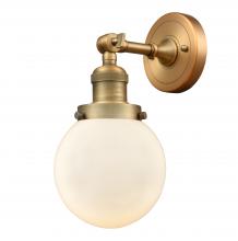 Innovations Lighting 203-BB-G201-6 - Beacon - 1 Light - 6 inch - Brushed Brass - Adjustable Sconce
