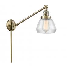 Innovations Lighting 237-AB-G172-LED - Fulton - 1 Light - 8 inch - Antique Brass -Adjustable Swing Arm