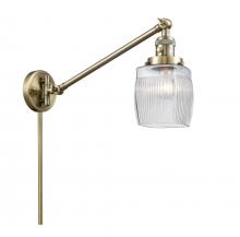 Innovations Lighting 237-AB-G302-LED - Colton - 1 Light - 8 inch - Antique Brass -Adjustable Swing Arm