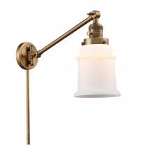 Innovations Lighting 237-BB-G181-LED - Canton - 1 Light - 8 inch - Brushed Brass -Adjustable Swing Arm