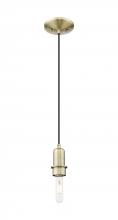 Innovations Lighting 716-1P-AB - Arcadia - 1 Light - 3 inch - Antique Brass - Mini Pendant