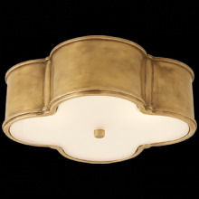 J. Landon Items AH4015NB-FG - BASIL 17" FLUSH MOUNT
