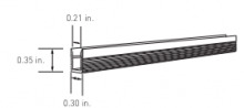 J. Landon Items AL-01-33-0111-KIT - ALLOYLED - SURFACE MOUNT CHANNEL 4'