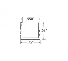 J. Landon Items LED-CH-XD-MD-6 - EXTRUDED 6 FOOT MOUNTING CHANNEL