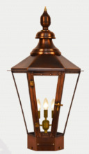 J. Landon Items 999ES-61G-CPM - ESLAVA-GAS LANTERN -PIER MOUNT