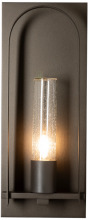 J. Landon Items 302031-SKT-77-110781 - TRIOMPHE MEDIUM OUTDOOR SCONCE- COASTAL DARK SMOKE-CLEAR SEEDED GLASS