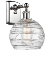 J. Landon Items 516-1W-PC-G1213-8 - DECO SWIRL SCONCE