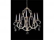 J. Landon Items AJC-9204 - JOHN RICHARD - SILVER LEAF EIGHT LIGHT