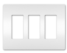 J. Landon Items RWP263W - RADIANT 3 GANG WALL PLATE-WHITE