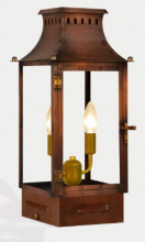 J. Landon Items MS-21E-CPM - MARKET STREET ELECTRIC PIER MOUNT COPPER LANTERN