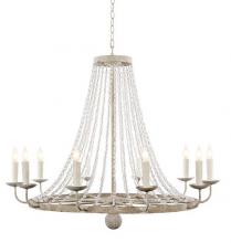 J. Landon Items L430 CHAN - AIDAN GRAY - NAPLES LARGE WHITE CHANDELIER