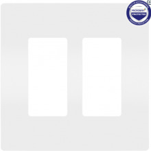 J. Landon Items RWP262WCC6 - RADIANT TWO-GANG SWITCH PLATES