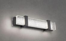 J. Landon Items BWS18237-BK - VERANDAH-37' BLACK & CRYSTAL VANITY LIGHT
