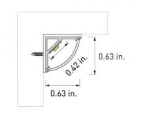 J. Landon Items AL-50-04-0111-KIT - ALLOYLED - SURFA 2 CORNER CHANNEL