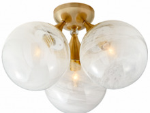J. Landon Items ARN4401 - CRISTOL LARGE TRIPLE FLUSH MOUNT
