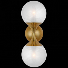 J. Landon Items ARN 2405HAB-WG - Cristol Small Double Sconce