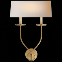 J. Landon Items CHD1612AB-NP - VISUAL COMFORT SYMMETRIC TWIST DOUBLE SCONCE