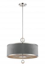 Minka Metropolitan N7325-613 - 5 LIGHT CONVERTIBLE PENDANT SEMI FLUSH
