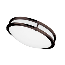 Dainolite CFLED-C1626-BZ - LED Ceiling Flush, 16â€ dia, Bronze Finish