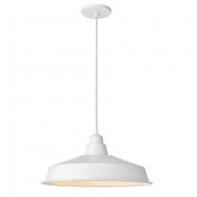 Dainolite OLY-161P-MW - 1 Light Matte White Pendant