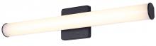 Canarm BL-02B-24-BK-C - Osten 1 Light Black Integrated LED Vanity