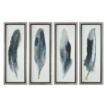 Uttermost 41554 - Uttermost Feathered Beauty Prints Set/4