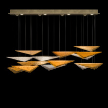 Fine Art Handcrafted Lighting 100117-56 - Volo 58"W Rectangular Pendant